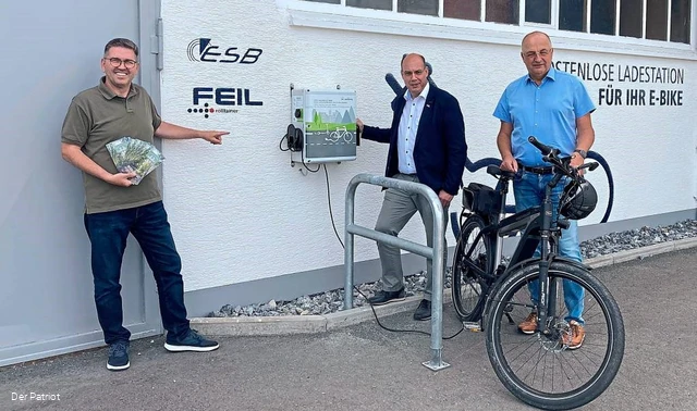 Kostenlose E-Bike Ladestation am MöhnetalRadweg